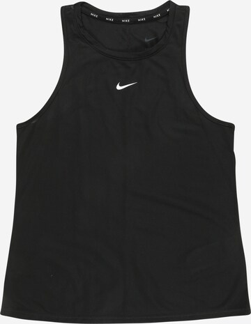 NIKE Sports Top in Black: front