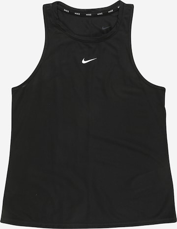 Top sportivo di NIKE in nero: frontale