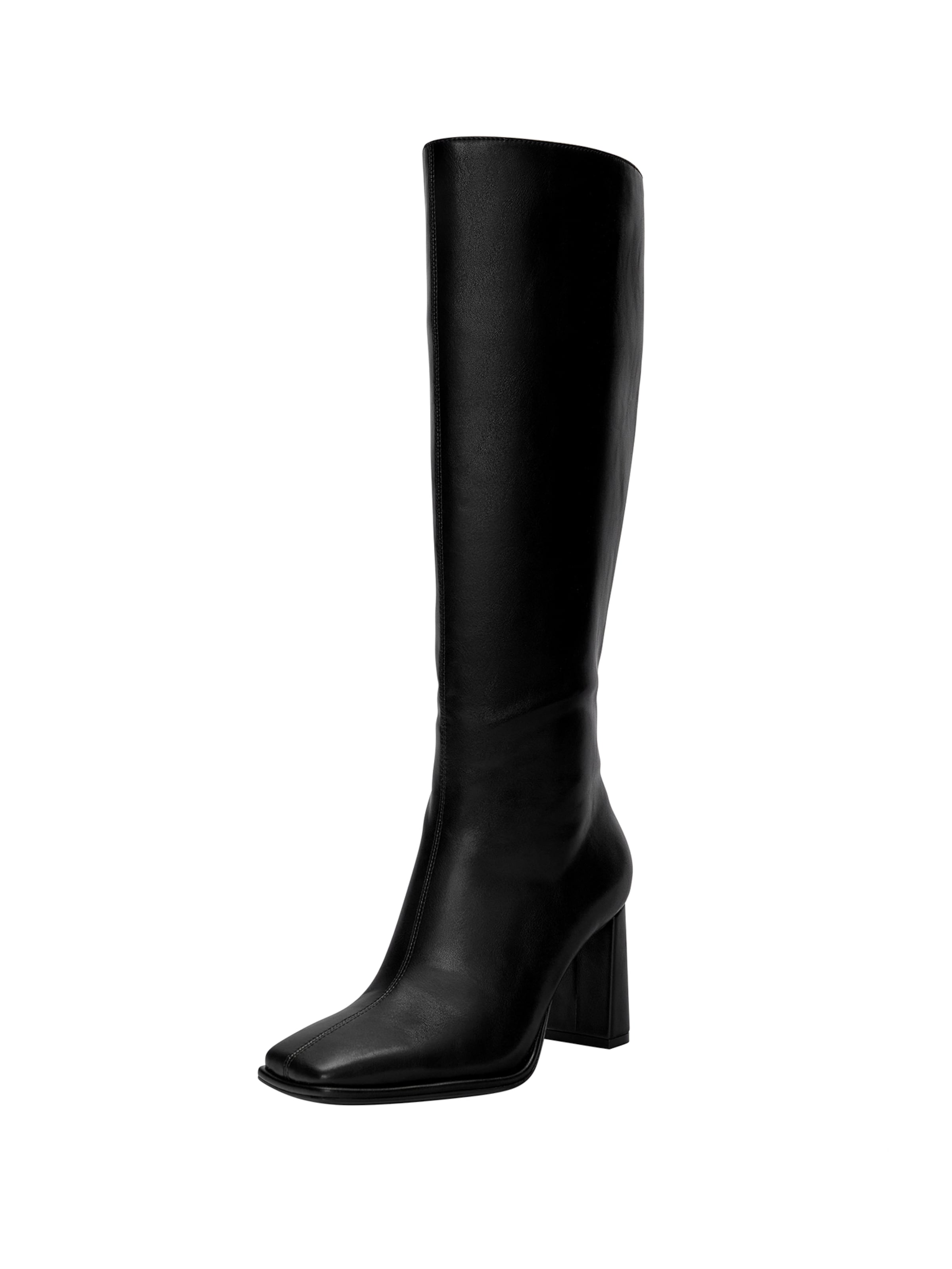 Pull&Bear Støvler i sort: forside