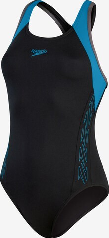 SPEEDO Active Swimsuit 'HyperBoom Flyback' in Blue