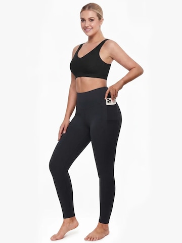 Leggings 'High-Waist-Sportleggings mit Handytasche' Shapetape en noir