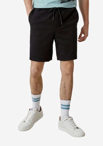 QS Regular Shorts in Schwarz: predná strana