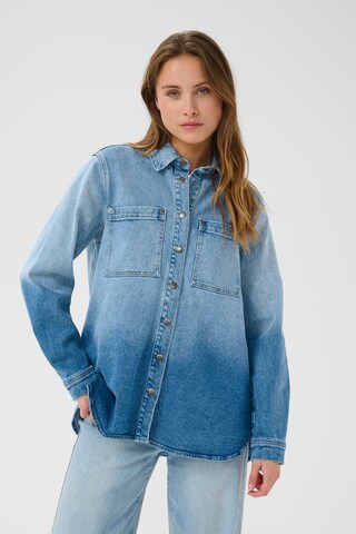 Kaffe Blouse 'Miala' in Blauw: voorkant