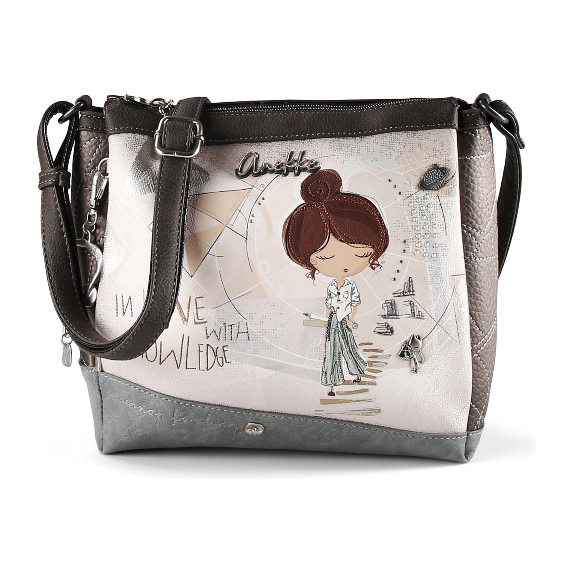 Anekke Umhängetasche 'Sophia' in Braun: Vorderseite