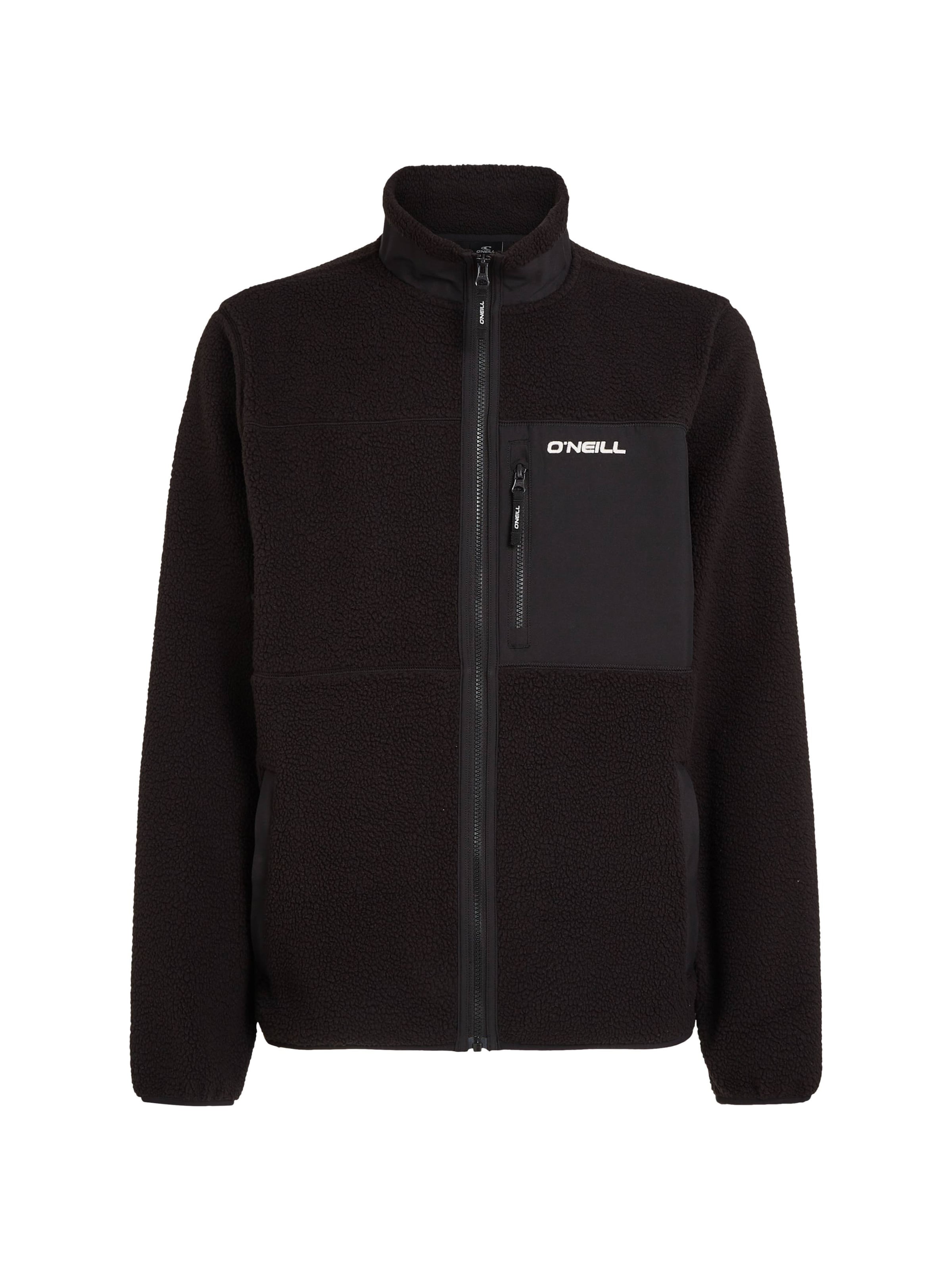 O'NEILL Athletic fleece jacket in Black: front