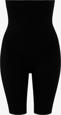 fashionshowcase - Pantalón moldeador 'WaistPerfect' en negro: frente