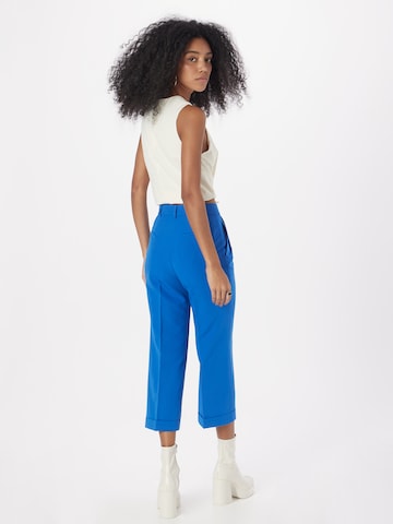 Sisley - regular Pantalón plisado en azul