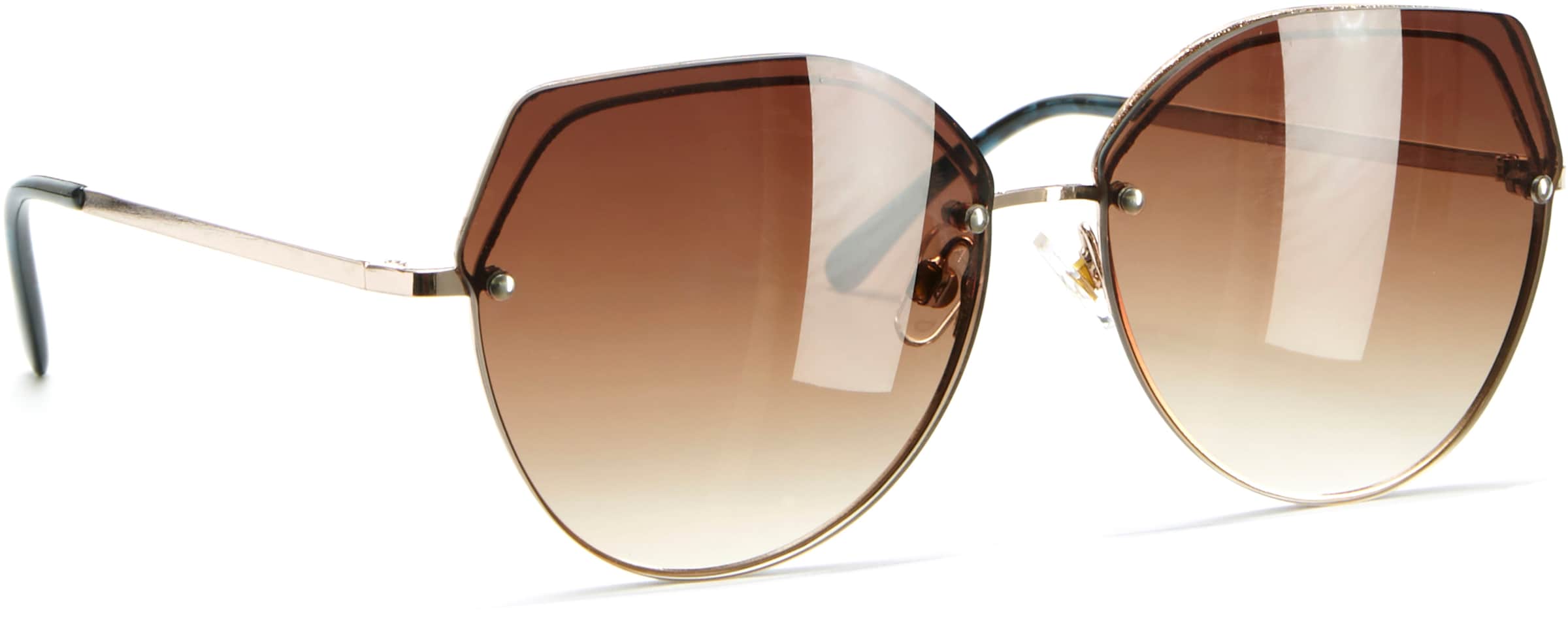 LASCANA Sonnenbrille in Braun: Vorderseite