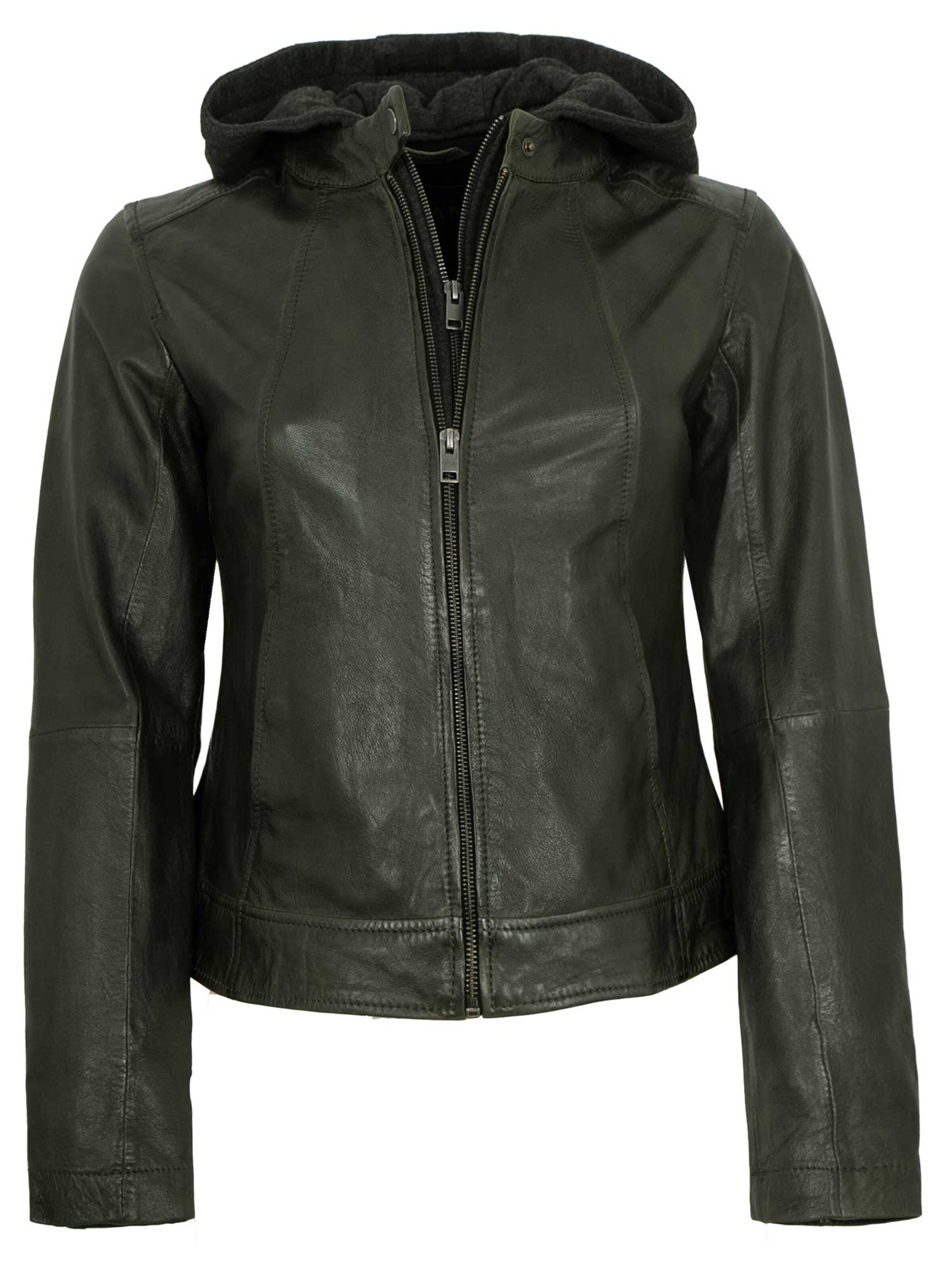 Jilani Between-Season Jacket 'Ashley' in Green: front