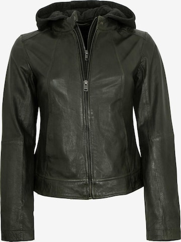 Jilani Between-Season Jacket 'Ashley' in Green: front