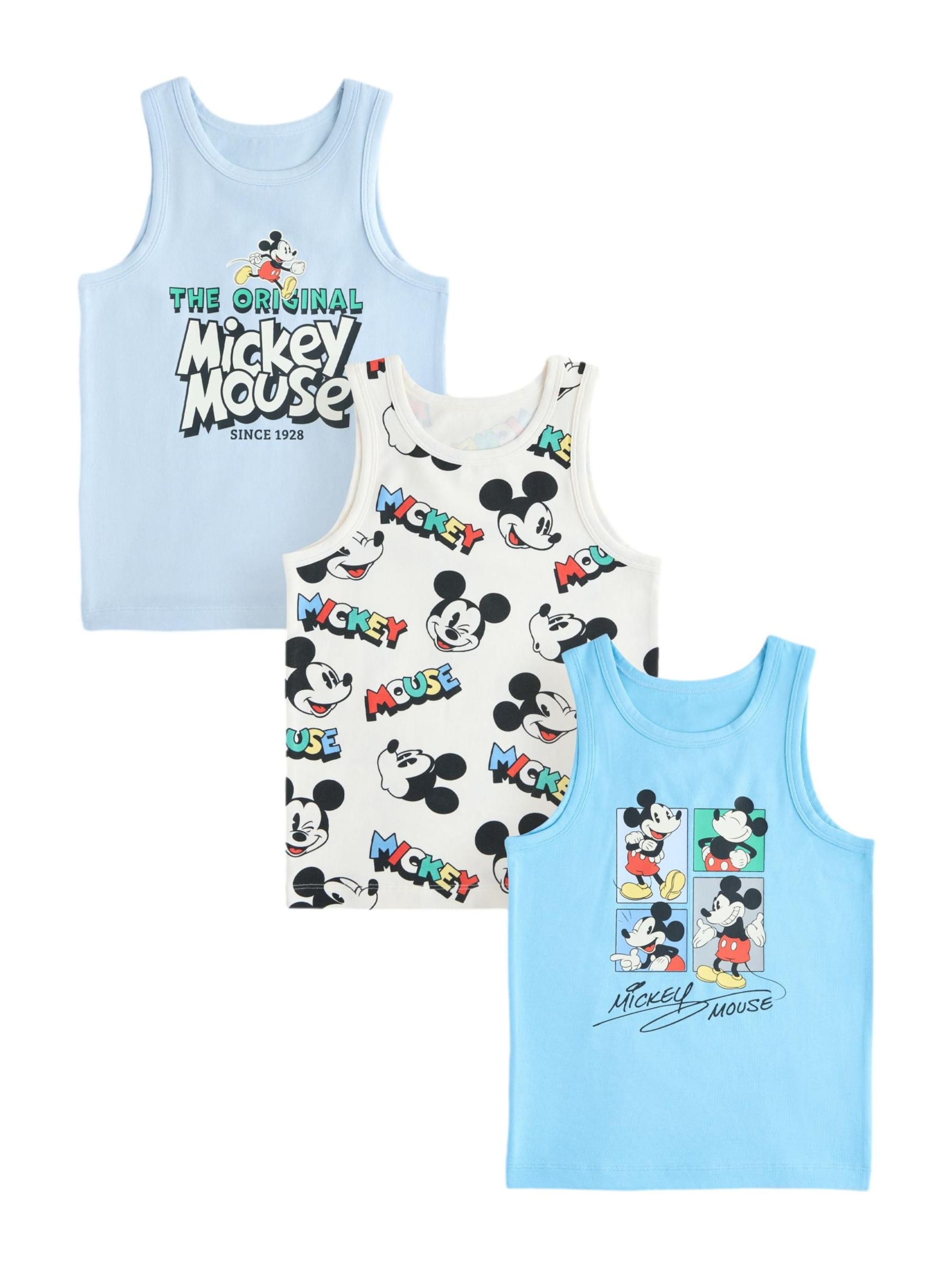 Next Shirt 'Mickey Mouse' in Blue: front