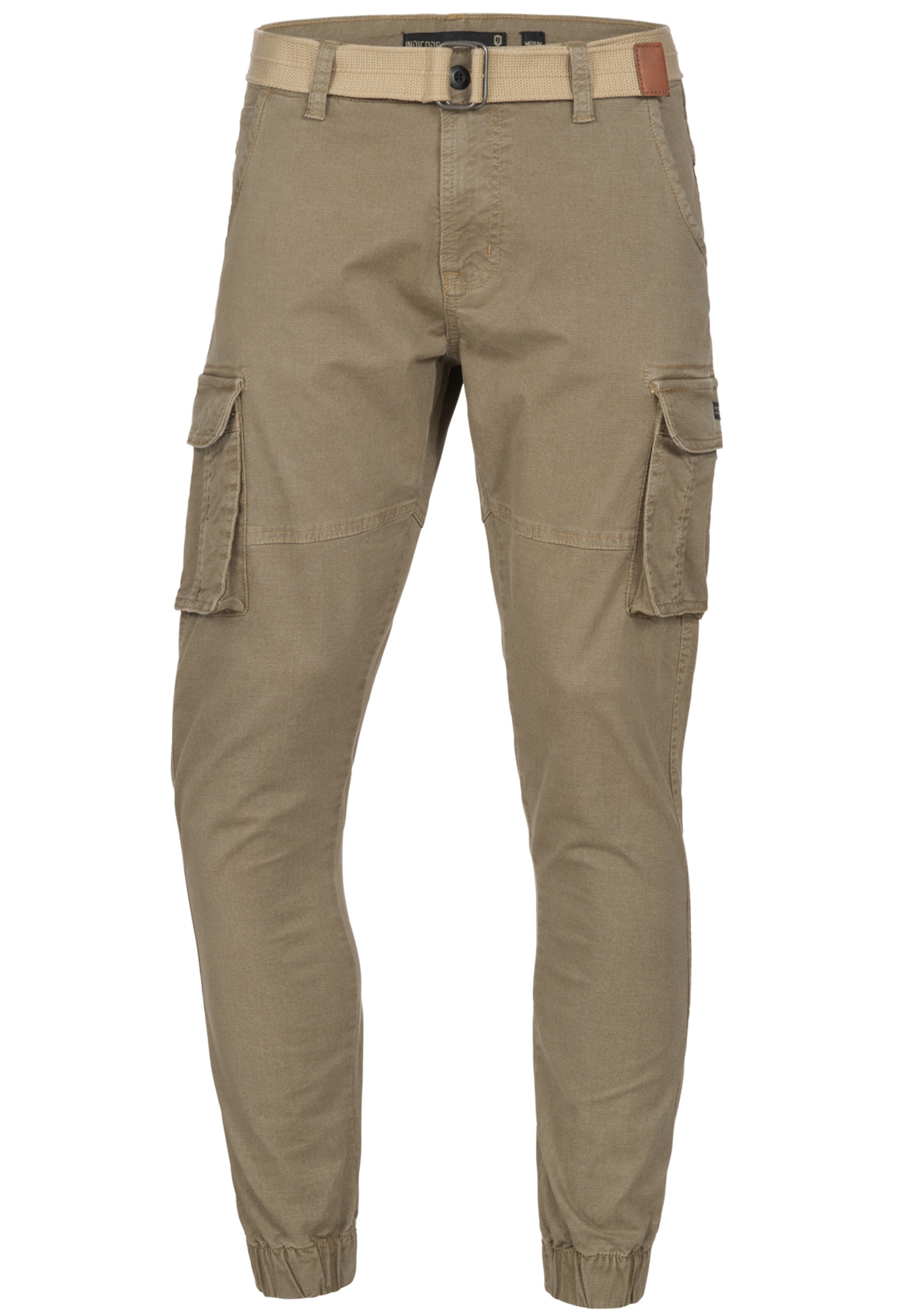 INDICODE JEANS Pants ' Kerr ' in Beige: front