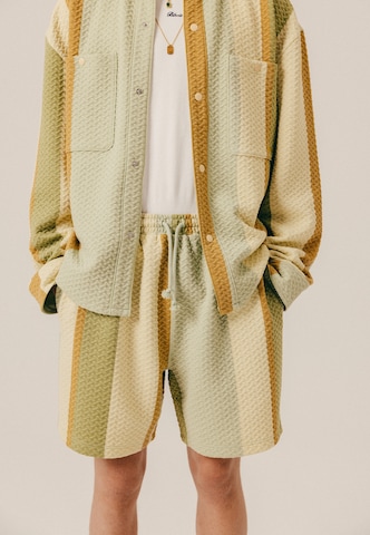 BLKVIS Loosefit Broek in Groen: voorkant