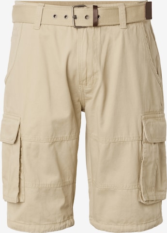 INDICODE JEANS - Pantalón cargo 'INMonsun' en beige: frente