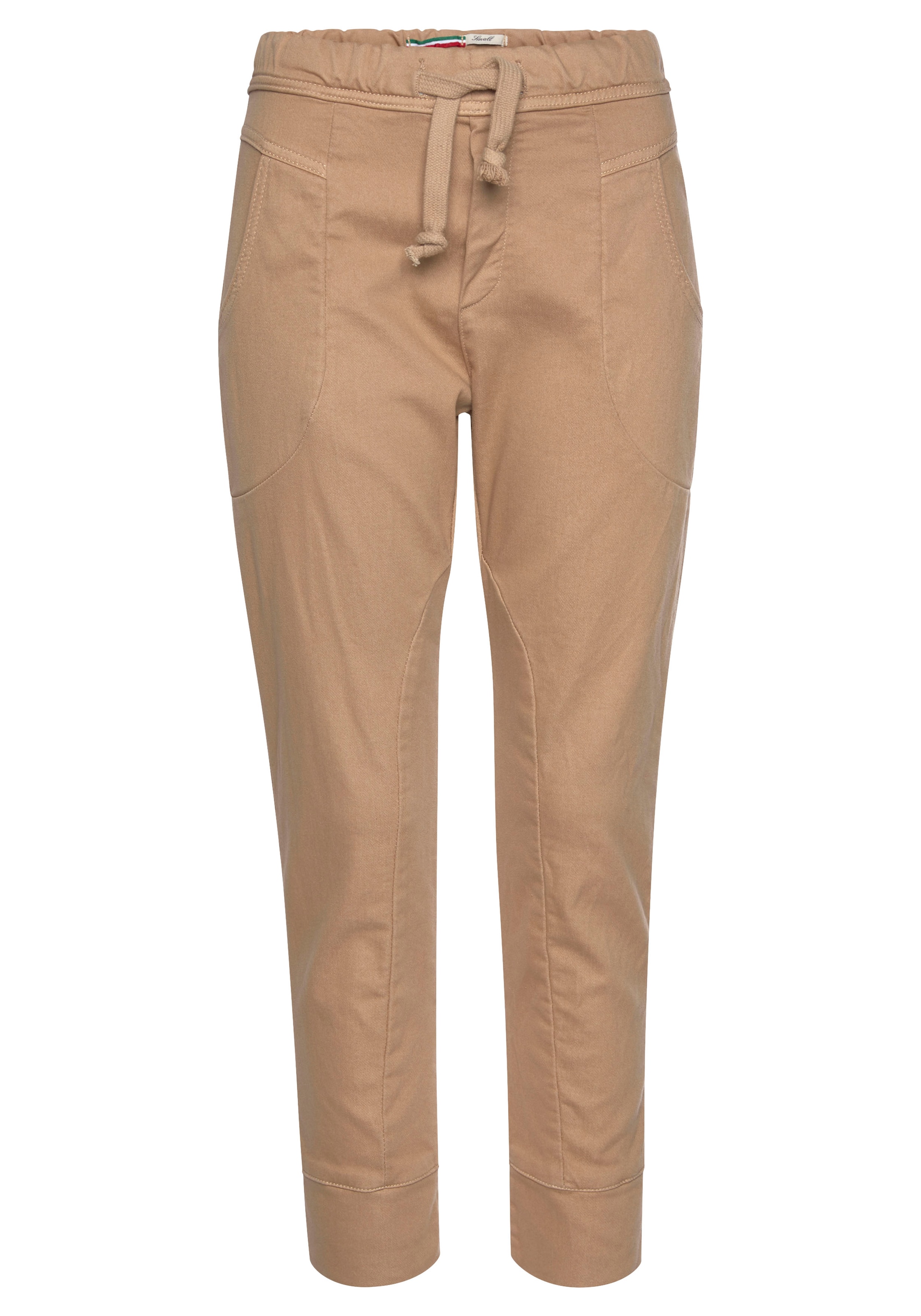 PLEASE Loosefit Jeans in Beige: Vorderseite