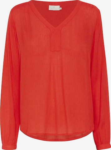 Bluză de la Kaffe pe roșu: față