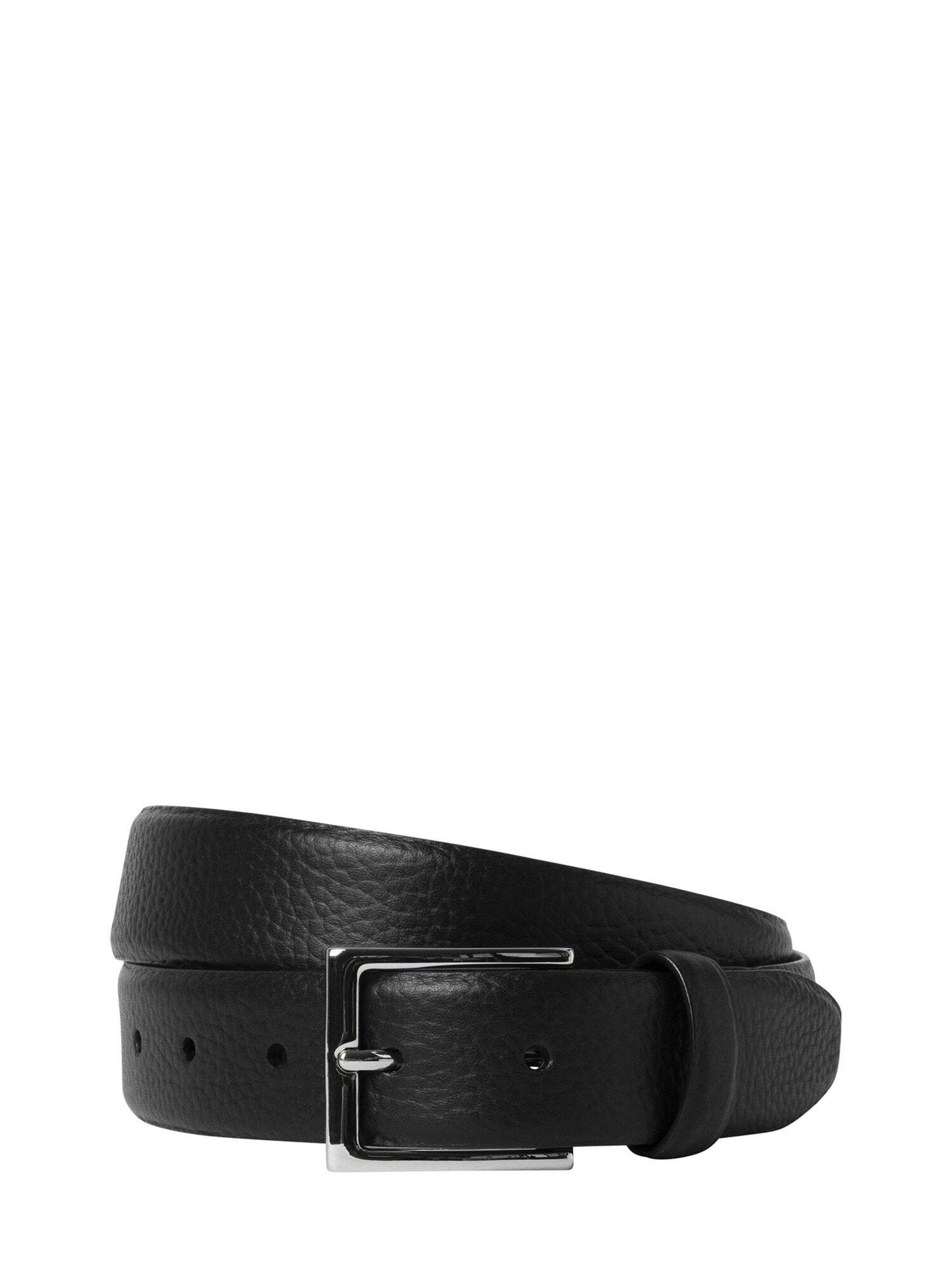 Hackett London Riem in Zwart: voorkant