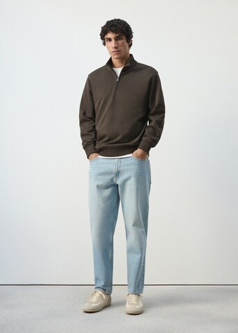 MANGO MAN Sweatshirt 'Winne' in Brown