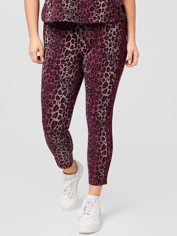 ADIDAS ORIGINALS Skinny Legginsy w kolorze czerwony: przód