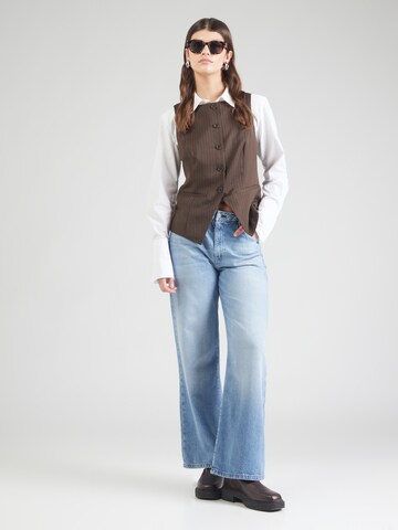 Wide leg Jeans di GUESS in blu