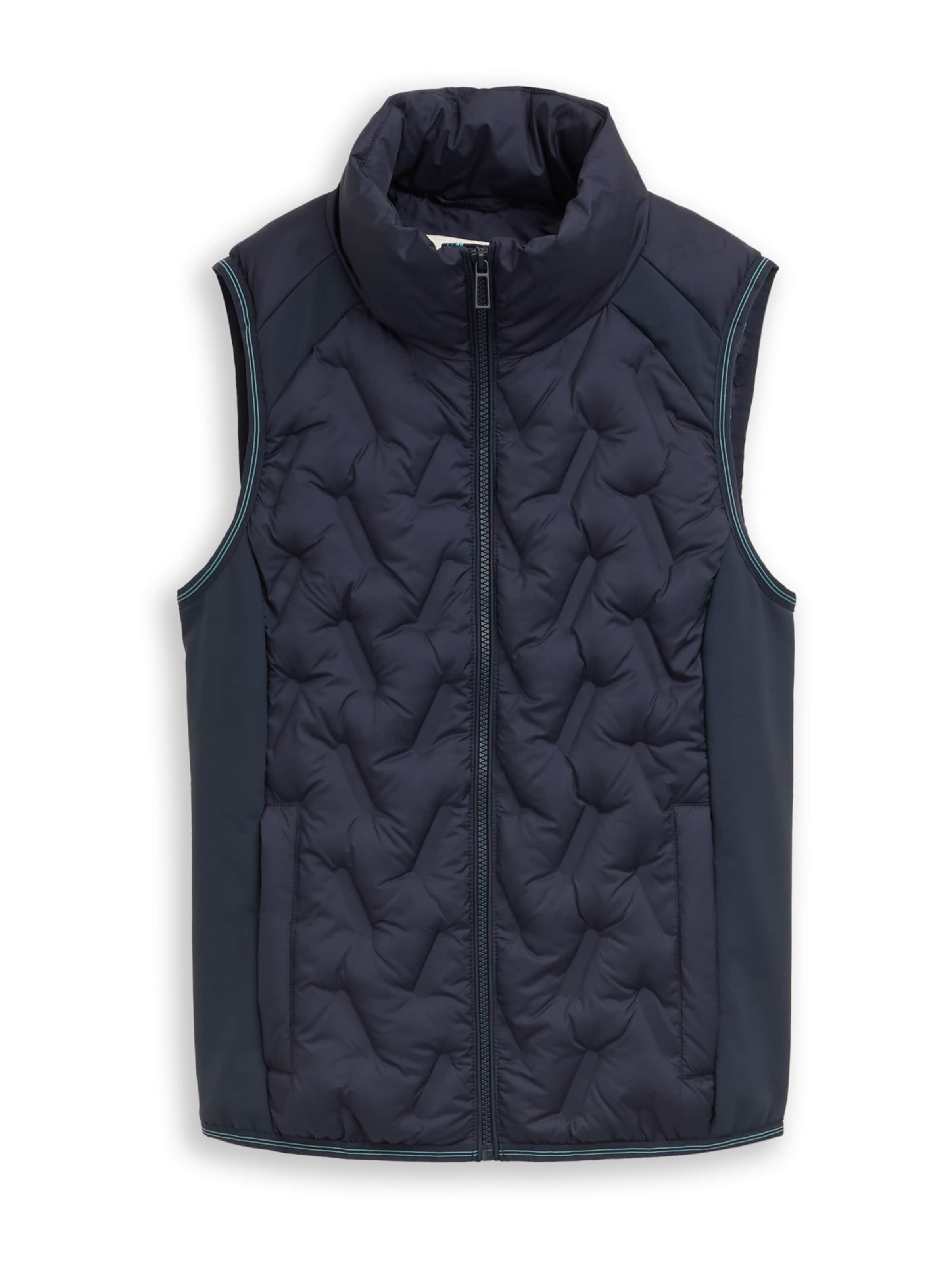 TOM TAILOR Жилетка в Синий: спереди