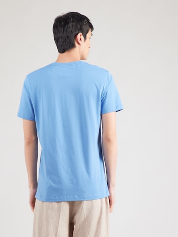 Hackett London Μπλουζάκι σε μπλε: πίσω