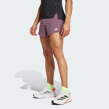 ADIDAS PERFORMANCE Slim fit Sports trousers 'Adizero' in Purple