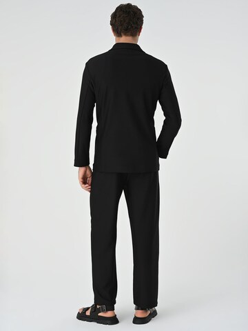 Antioch Slimfit Oblek – černá