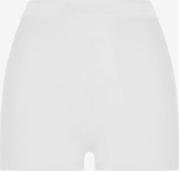 Wolford Leggings ' BIKE SHORT ' in Wit: voorkant