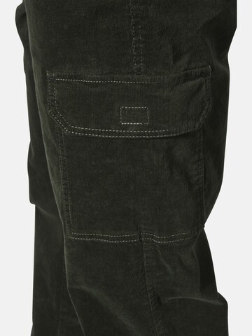 Jan Vanderstorm Loose fit Cargo trousers 'Saksmut' in Green