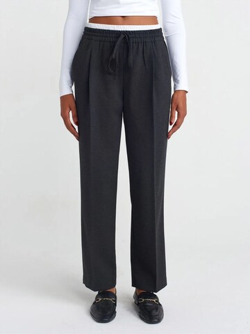 Dilvin Wide Leg Hose in Schwarz