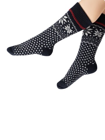 HomeOfSocks Socks 'HOSFlag47' in Blue