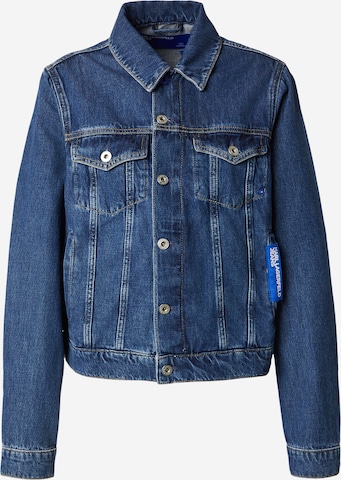 KARL LAGERFELD JEANS Välikausitakki värissä sininen: etupuoli