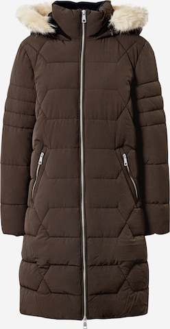 ESPRIT Płaszcz zimowy w kolorze brązowy: przód