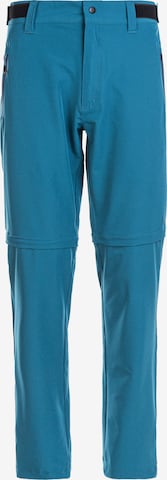 Whistler Workout Pants 'SPENCER M Zip Off' in Blue: front
