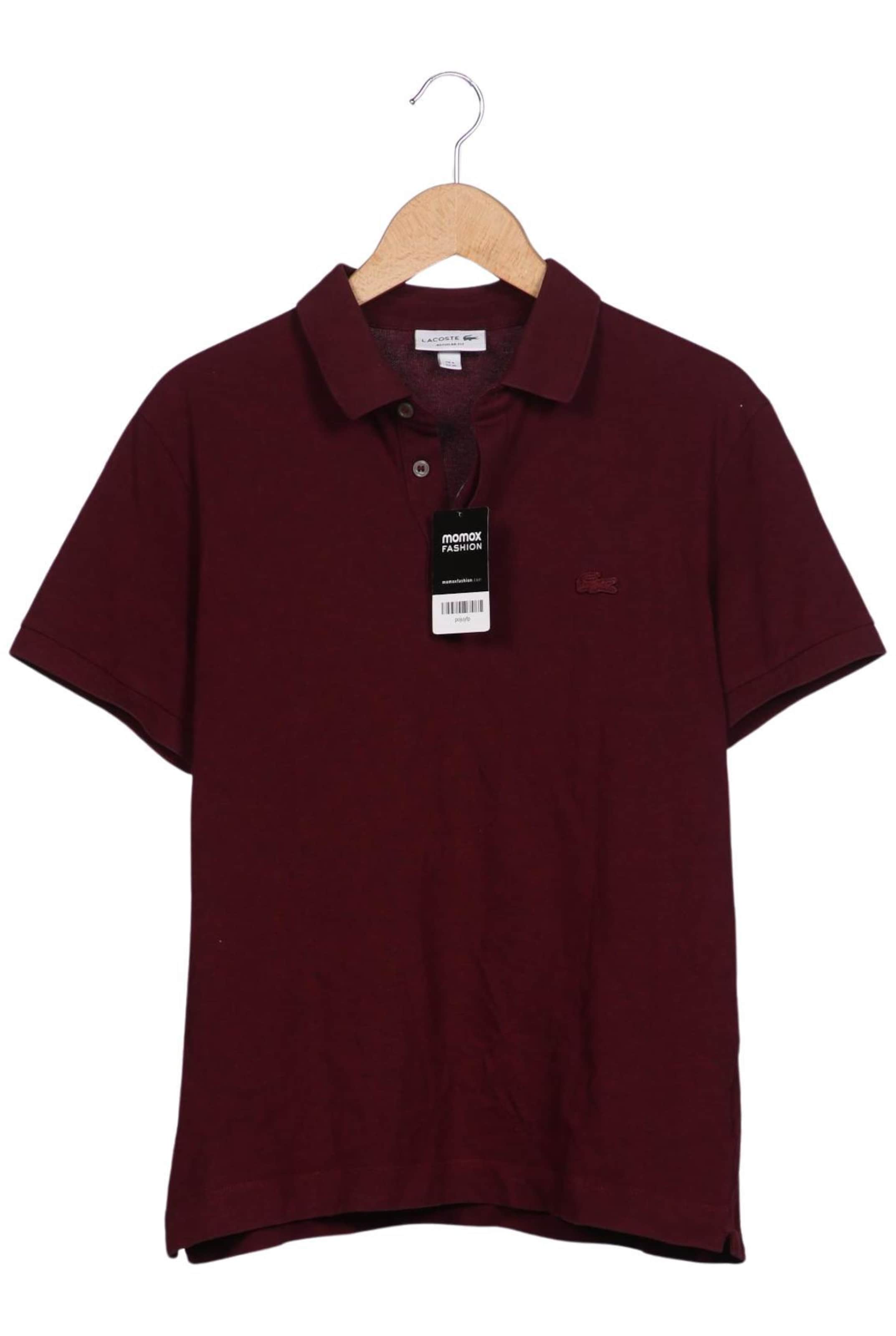 LACOSTE Poloshirt in M-L in bordeaux, Produktansicht