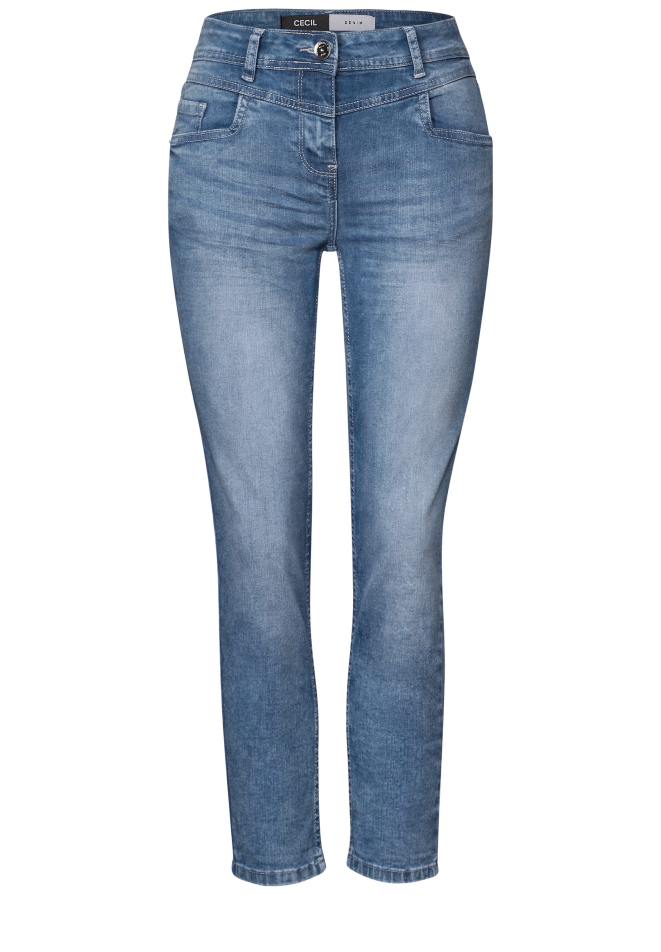 CECIL Regular Jeans in Blau: Vorderseite