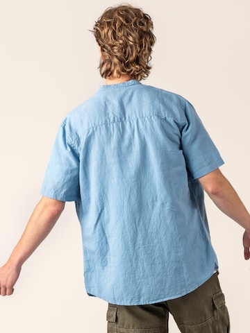 Living Crafts Regular Fit Hemd 'RUBEN'‌‌‌‌‌‌‌‌‌ in Blau