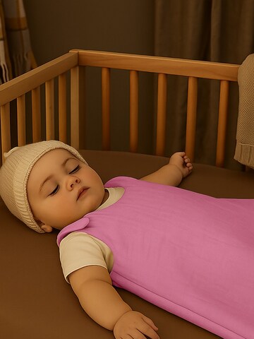 Sac de couchage 'Organic Cotton Winter Sleeping Bag' PAPATE en rose
