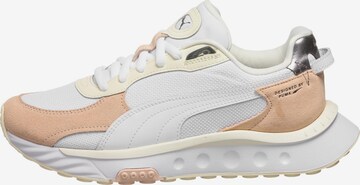 Baskets basses 'Wild Rider' PUMA en blanc