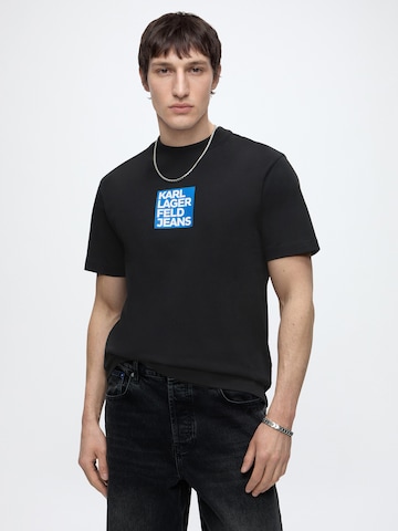 KARL LAGERFELD JEANS Póló - fekete