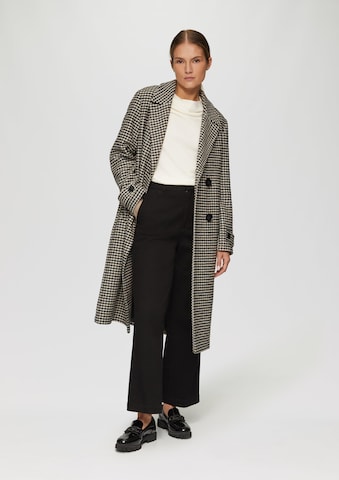 s.Oliver BLACK LABEL Between-seasons coat in Black