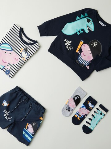 NAME IT Sweatshirt 'Madden Peppa Pig' in Blau