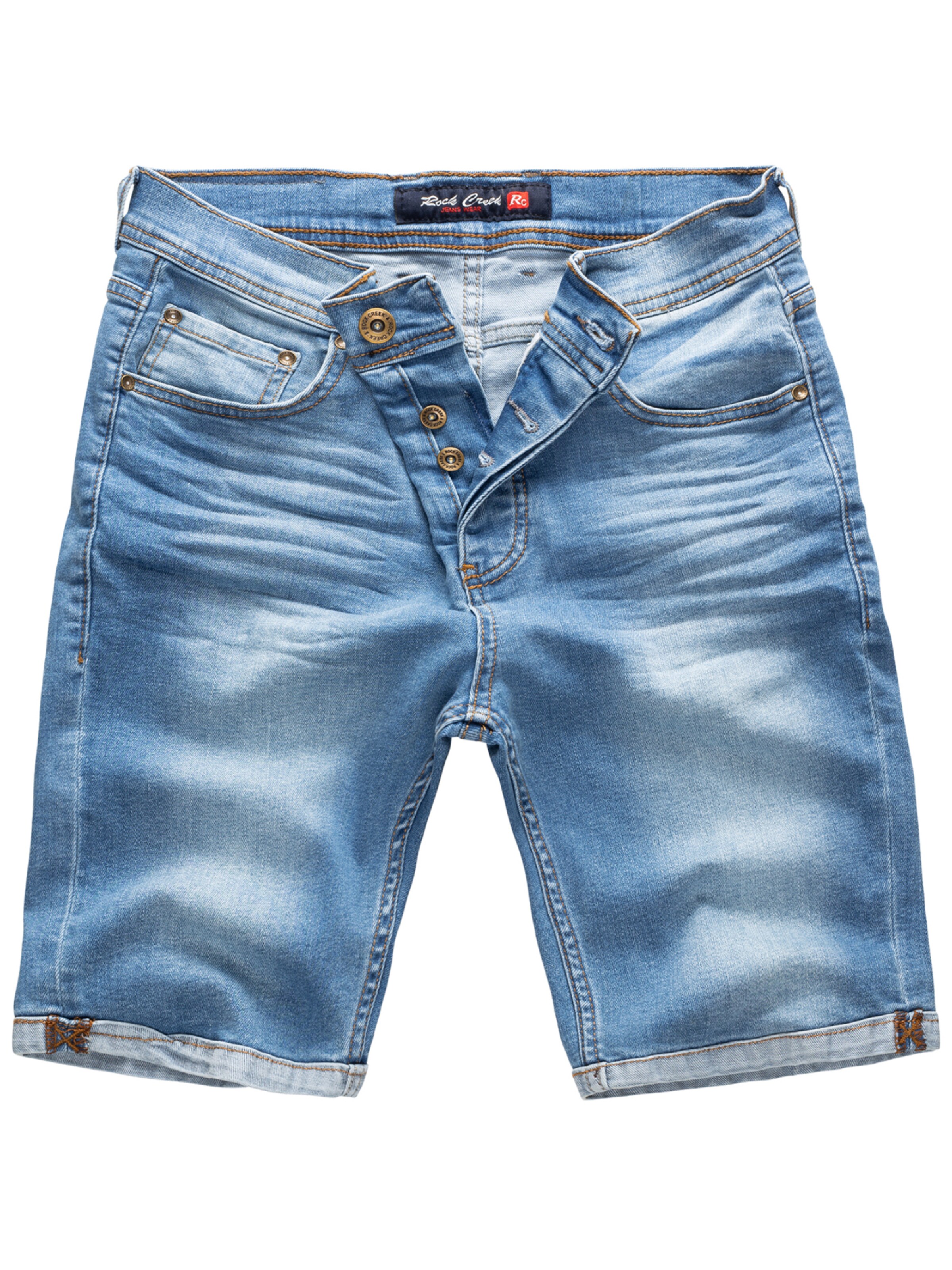 Rock Creek Regular Shorts in Blau: Vorderseite