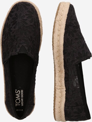 TOMS Espadrillo värissä musta