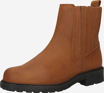 CLARKS Chelsea boots 'Orinoco 2' in Bruin: voorkant