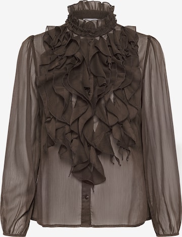 SAINT TROPEZ Blouse in Brown: front
