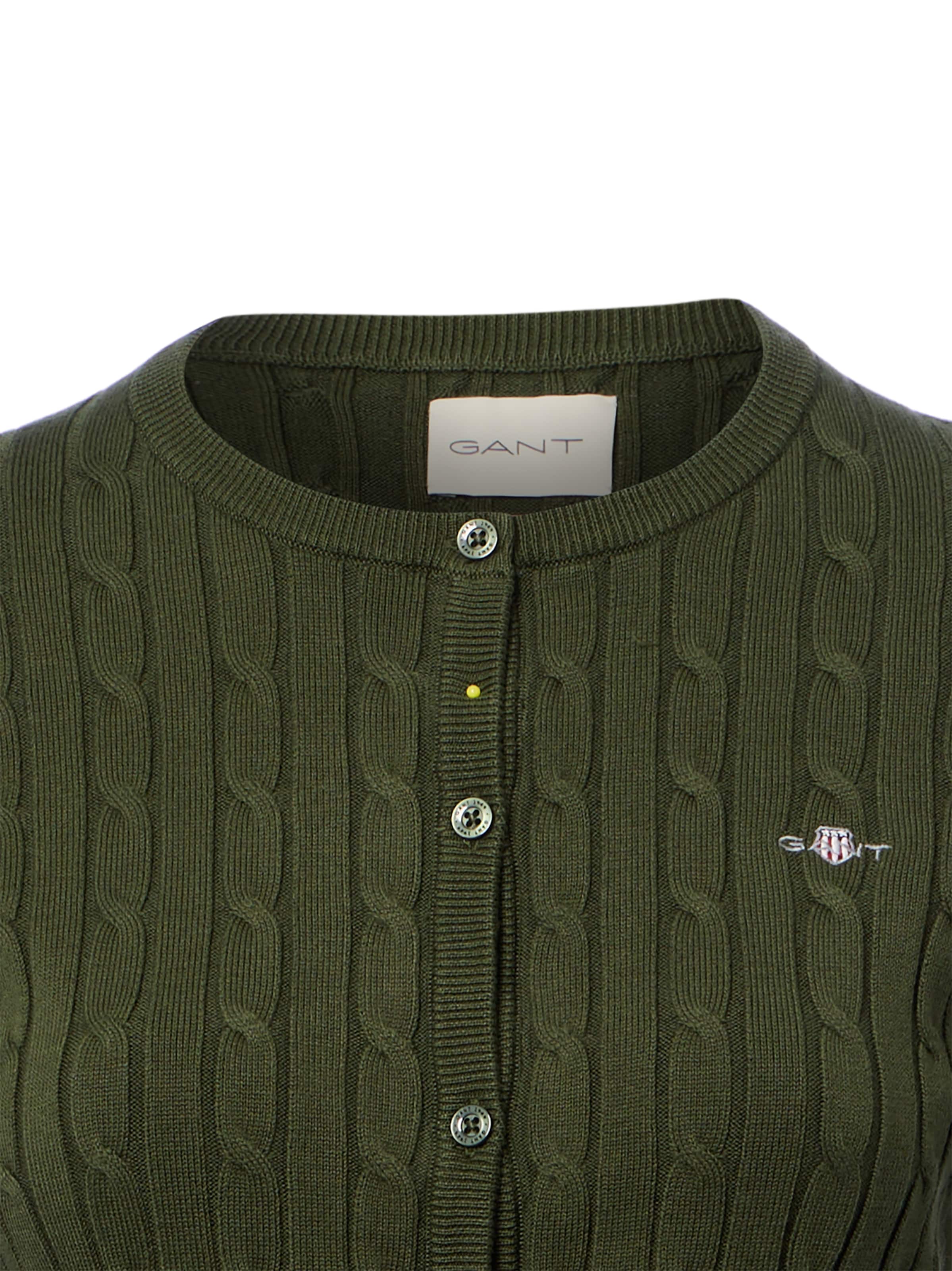 GANT Strickjacke in Grün