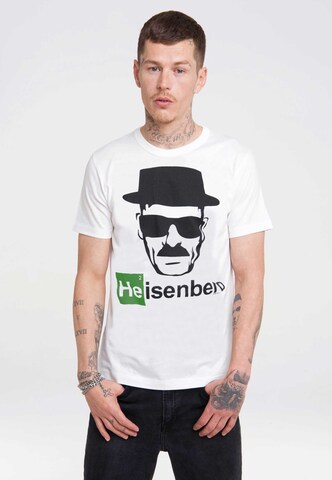 LOGOSHIRT Shirt 'Heisenberg' in Wit: voorkant
