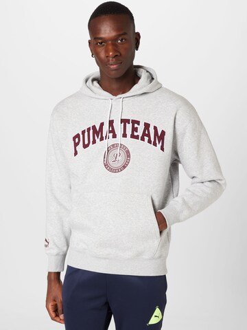 PUMA Sweatshirt in Grijs: voorkant